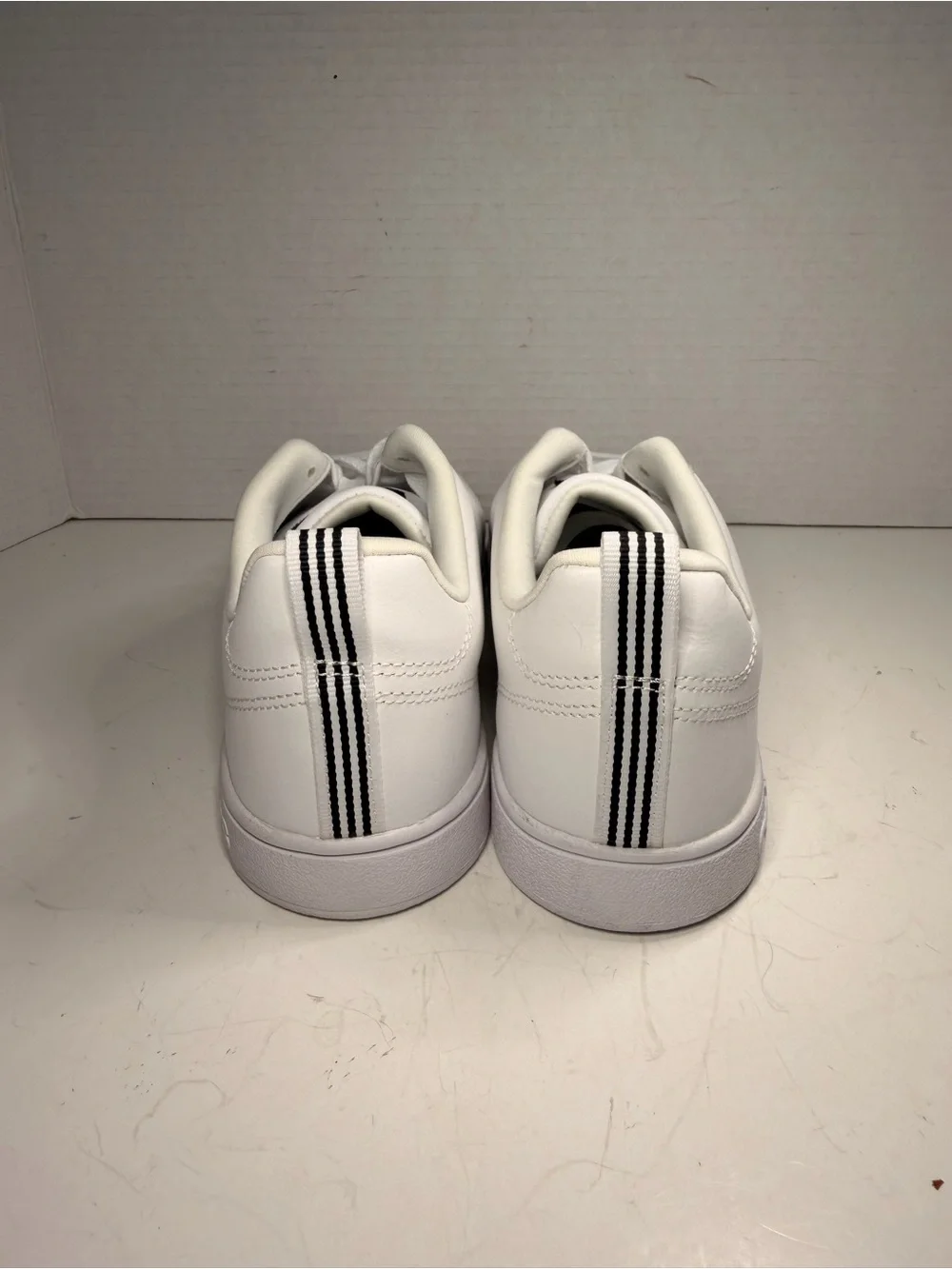 Adidas Advantage Clean White Court Sneakers Shoes Size 9.5